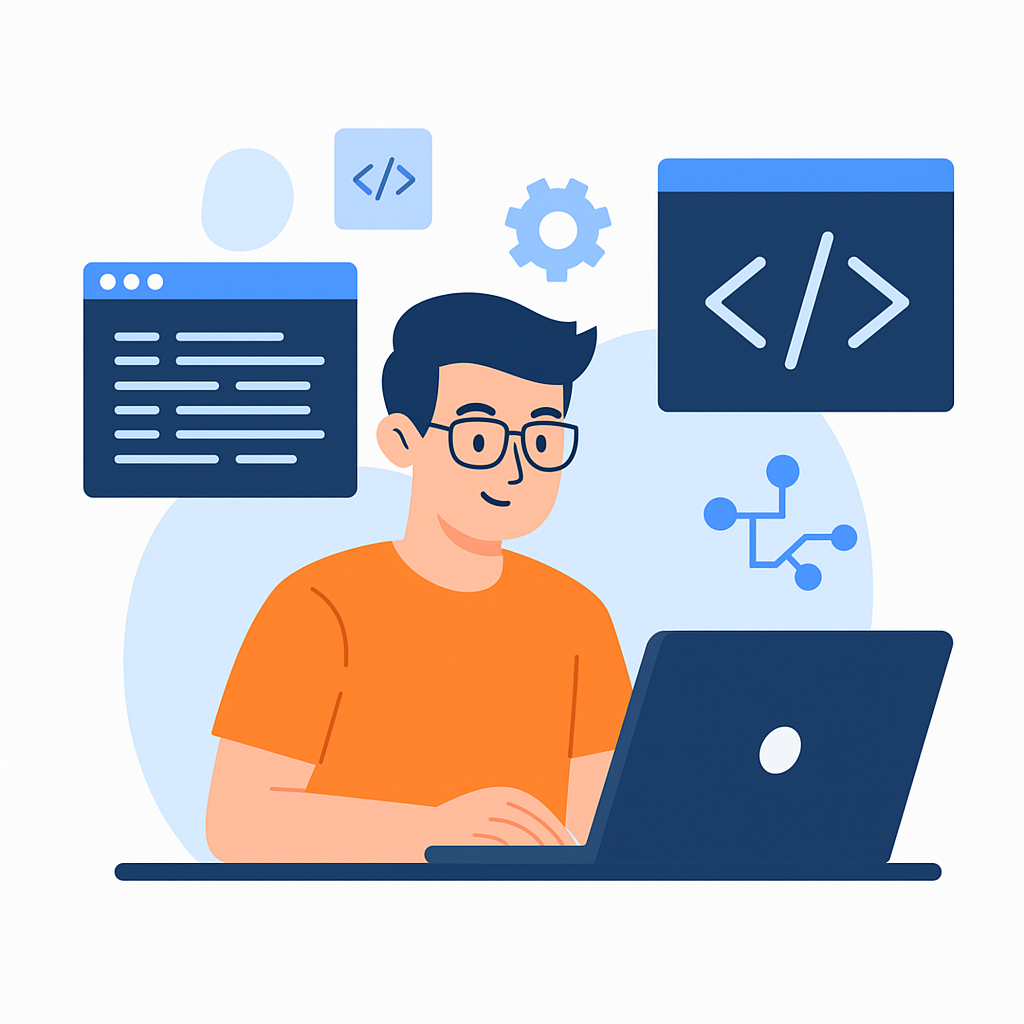 Data and analytics illustration